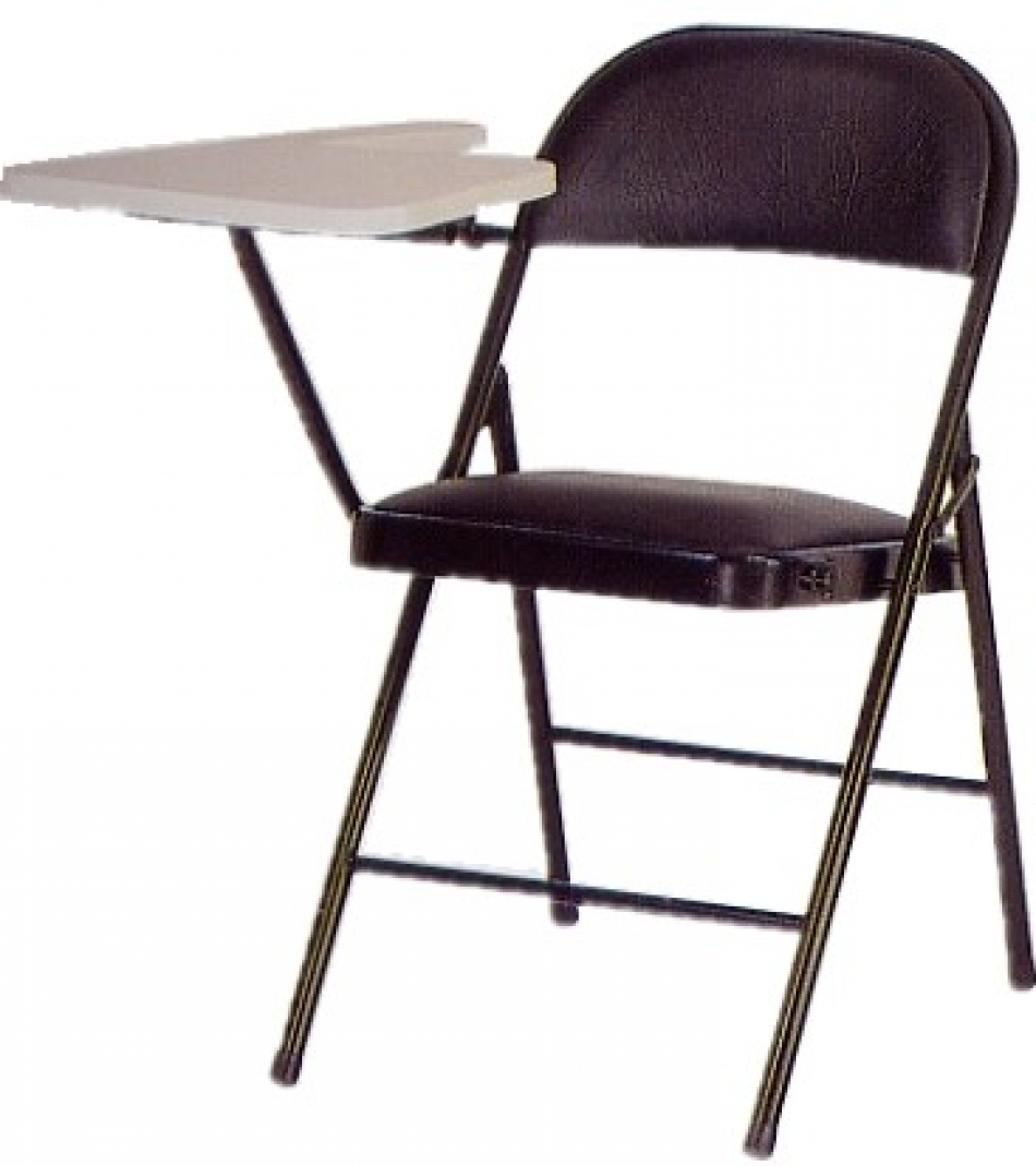 橋牌皮面課桌折合椅